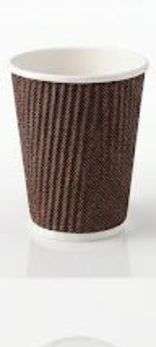 Doppelwand Kaffee-Becher, braun 350ml,500 Stk. 42,50€ inkl MwSt. zzgl Versand