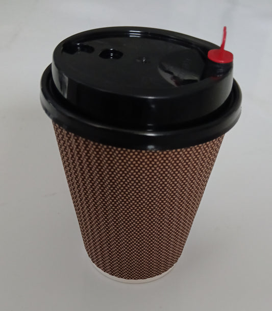 Doppelwand Kaffee-Becher, braun 350ml,500 Stk. 42,50€ inkl MwSt. zzgl Versand
