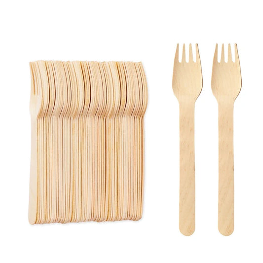 HOLZ-Gabel -  16 cm - 100 Stück 3,35€ zzgl, MwSt.