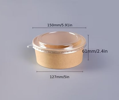 Salat Bowl Karton 750 ml (150×60 mm) – 300 Stück, 46,50€ inkl MwsT. zzgl Versand