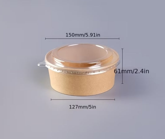 Salat Bowl Karton 750 ml (150×60 mm) – 300 Stück, 46,50€ inkl MwsT. zzgl Versand