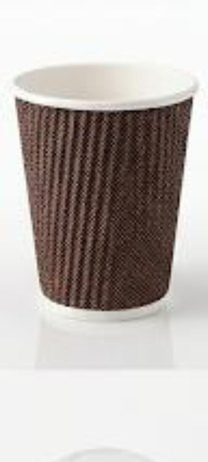 Doppelwand Kaffee-Becher, braun 350ml,500 Stk. 42,50€ inkl MwSt. zzgl Versand